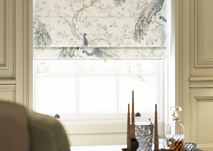 Laura Ashley Belvedere, Midnight - Twist&Fit Roman Blind - Image 5